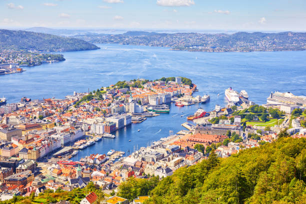 istock Bergen aerial view 2165216029
