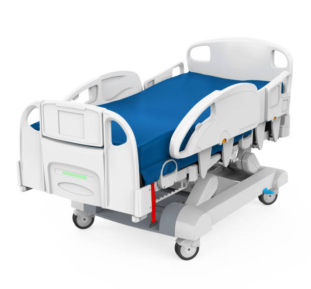 istock Hospital Bed Isolated 2165216271