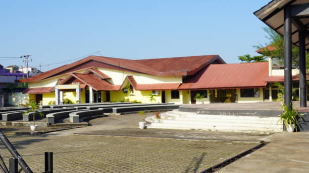 Pontianak, Indonesia, july 20, 2024\n\nAfternoon photo of the West Kalimantan Cultural Park Unit in Pontianak at Jl. Jenderal Ahmad Yani No. 12, showcasing the vibrant cultural heritage and architecture.