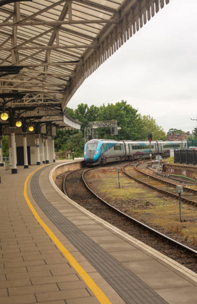 istock Old York train station in England 2165230707