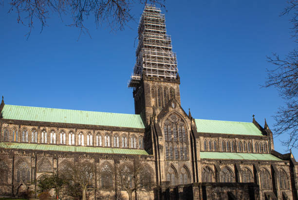 historical glasgow cathedral at scotland england UK