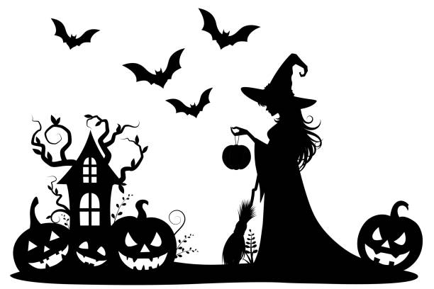8,800+ Wicked Witch Silhouette Stock Illustrations, Royalty-Free