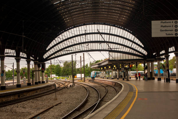 The landscape of Knaresborough Railway Station, United Kingdom