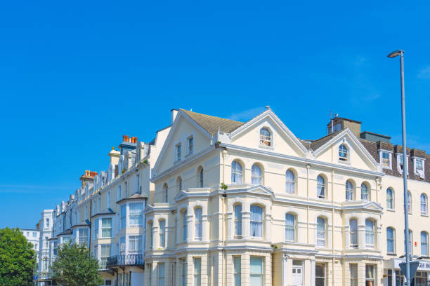 istock Typical English architecture in Hastings 2165244342