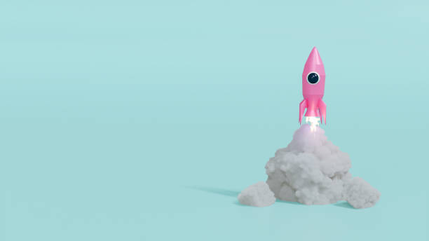 istock Skyward Ascent: A Rocket's Journey to Success 2165244426