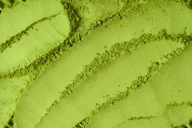 istock Matcha tea, matcha powder as a background. 2165255991