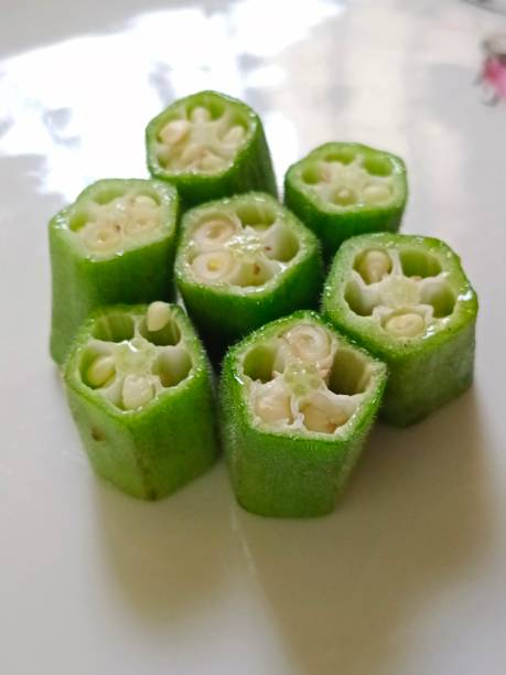 istock Slice of okra 2165256374