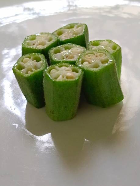 istock Slice of okra 2165256398