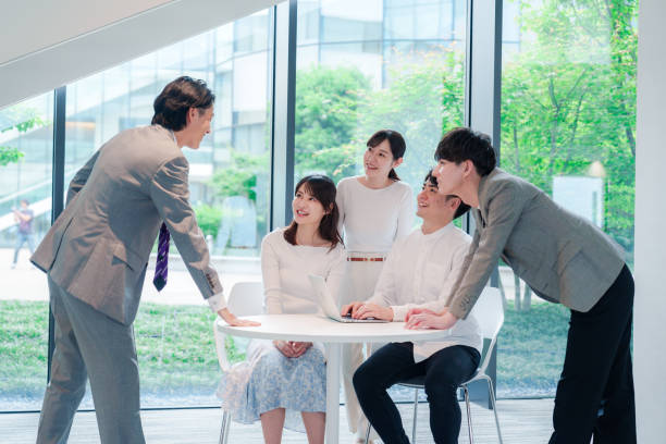 istock Business people having a meeting in an office 2165260292