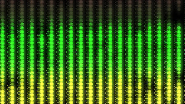 istock Abstract glamorous fashion backdrop. Dark blue and bright green disco background for design 2165263357