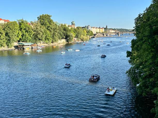 istock Golden Hour in Prague: A Summer Cityscape Masterpiece 2165263921