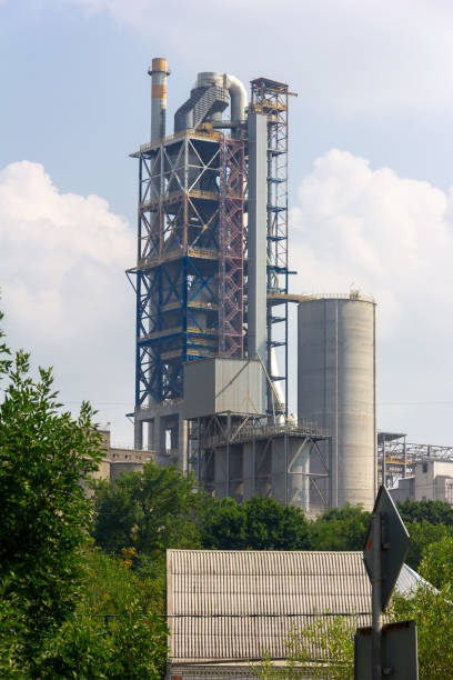 istock industrial landscape overlooking a cement plant 2165265736