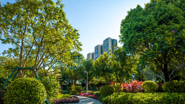 istock Garden style residential community 2165268698