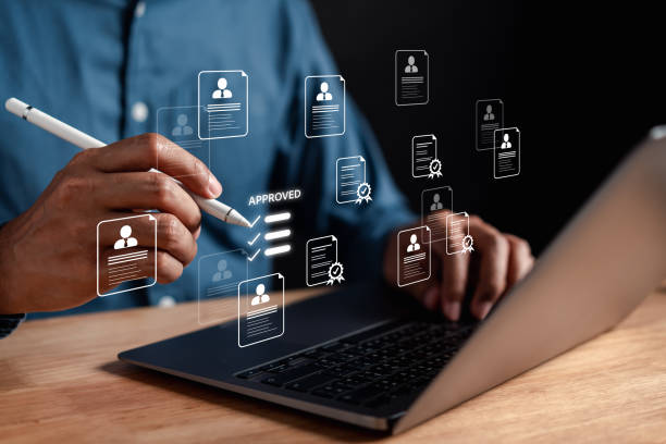 istock HRM or Human Resource Management, selective and accept to manager  for human development recruitment leadership and customer target group concept. 2165272733