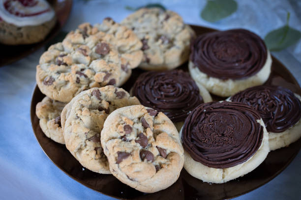 istock Plate of cookies at wedding reception 2165274644