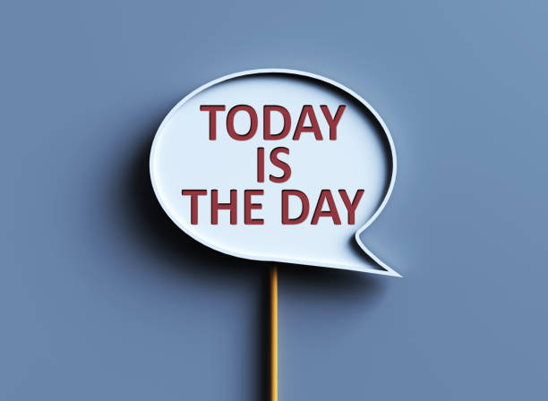 istock Today is the day reminder 2165278639