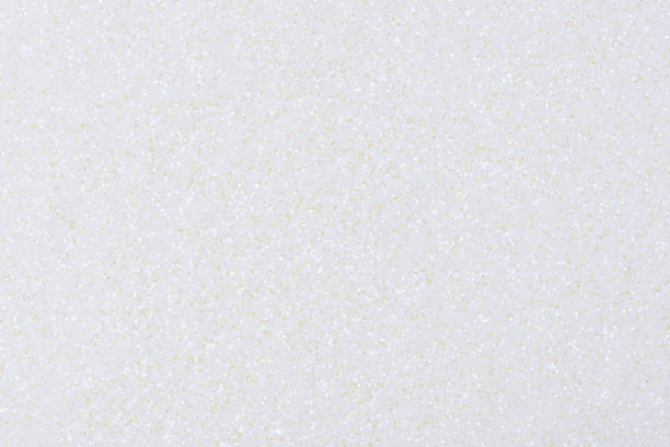 White holographic glitter background.
