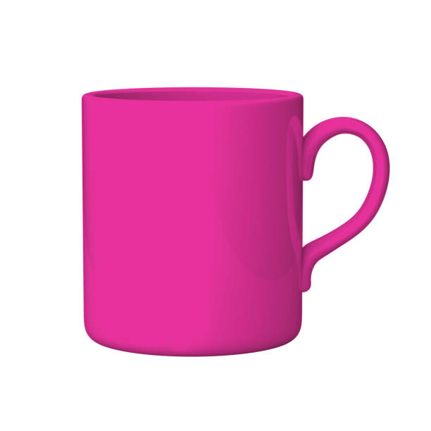 istock Pink coffee or tea mug, 3D illustration 2165280542