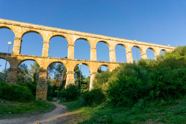 istock Devil's Bridge in Tarragona. Aqueduct from Roman times. 2165282906