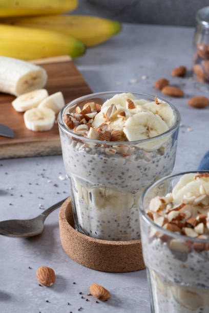 istock Overnight oats in glasses 2165290056