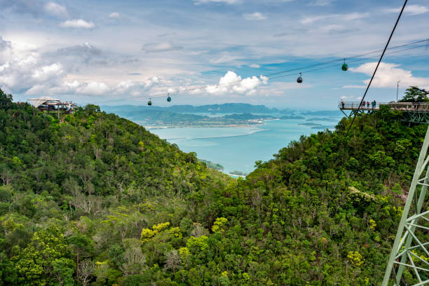 istock Scenic mountain views,from the Langkawi Sky Bridge,Malaysia. 2165290381
