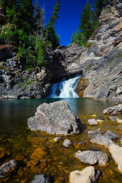 istock Running Eagle Falls Glacier National Park Montana 2165295080