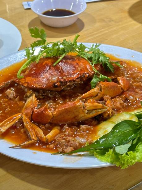 istock The Singapore style chili crab 2165306973