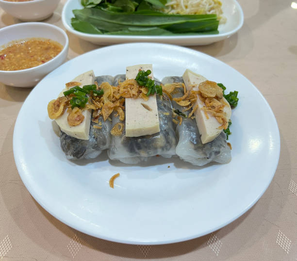 istock Vietnamese steamed rice dumplings and pork sausage 2165310840