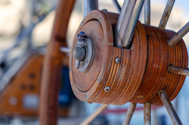 istock Navigating the Seas: Understanding the Wheel of the Ship 2165319434