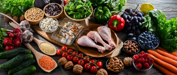 istock Food products representing the MIND diet 2165323578