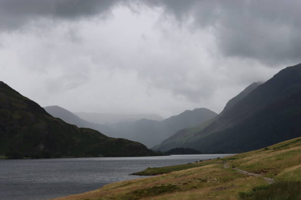 istock Low cloud and mist over Buttermere and Crummock Water, Lake District 2165329655