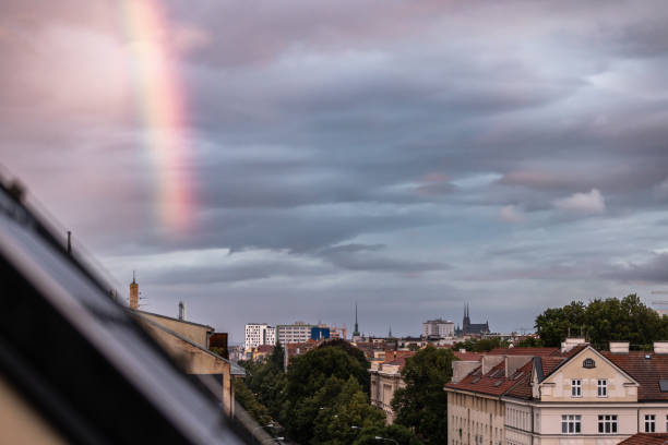 A look at a beautiful sunset that Munich frequently offer from the Olympia Park Hill. The Olimpiaberg is one of the most famous spots in Munich where locals and visitors go the see the city landscape, the Olympiapark scenery, sunrises and sunsets. There are always people there no matter the season.