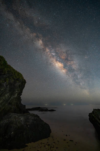 istock The Milky Way galaxy above a beach in the night sky. 2165337238