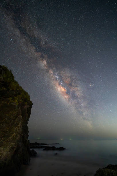 istock The Milky Way galaxy above a beach in the night sky. 2165337242
