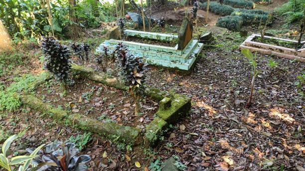 istock Muslim public cemetery in Indonesia 2165347030