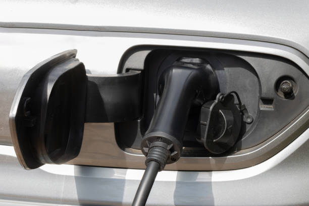 istock Electric car charging at home 2165352032