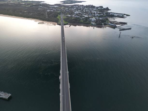 istock Phillip Island bridge at sunset 2165352359