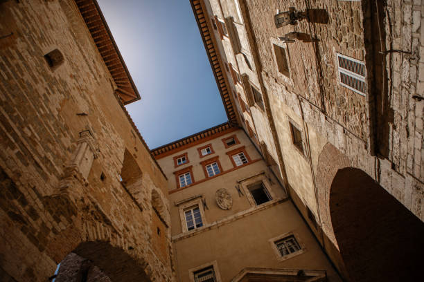 City view on a sightseeing trip in Perugia, Umbria