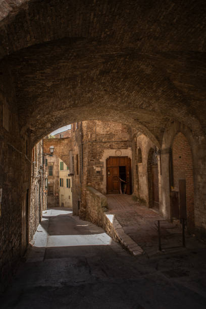 istock City view on a sightseeing trip in Perugia, Umbria 2165352710