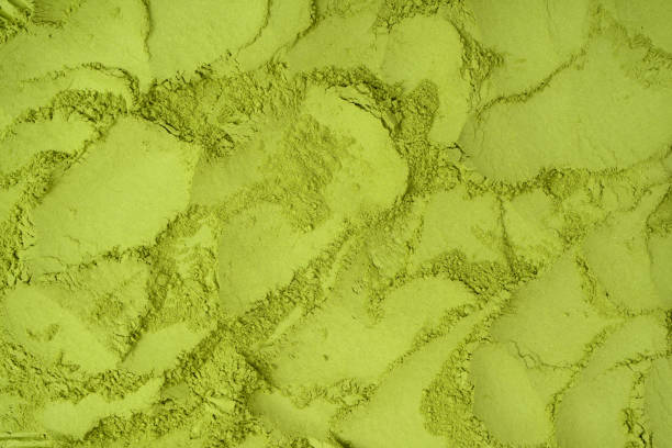istock Matcha tea, matcha powder as a background. 2165357622