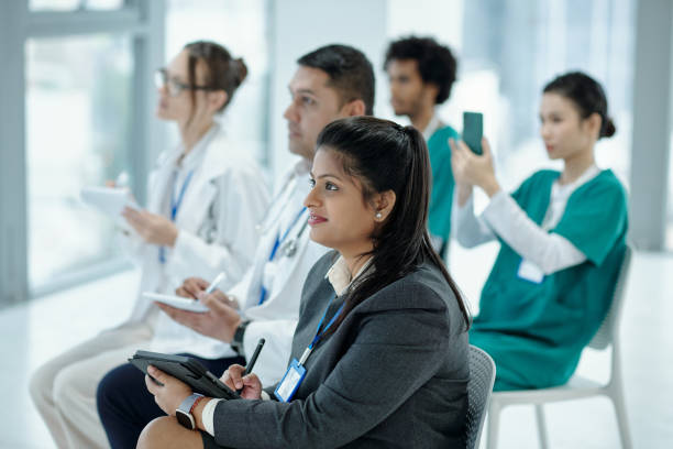 istock Doctors Sitting At Medical Training 2165359223