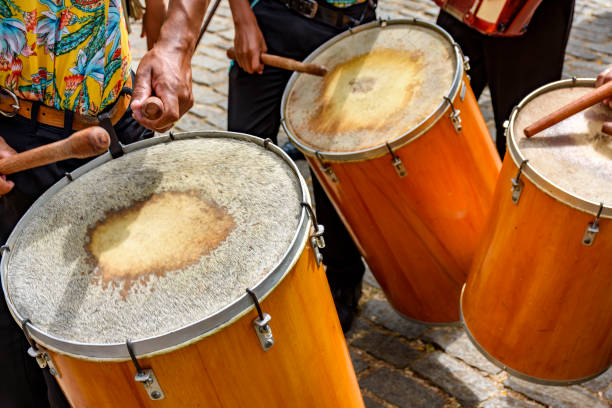 istock Drummers during a street party 2165367736