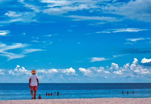 Tropical sky at a Florida Gulf Coast resort