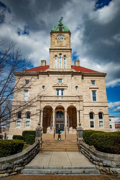 istock Court Square Harrisonburg VA dramatic sky 2165375877