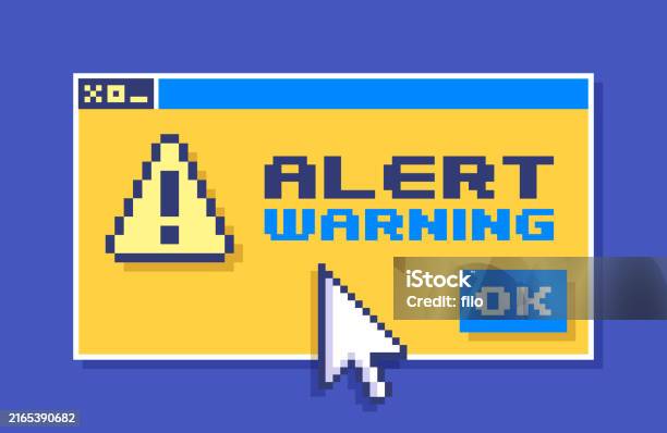 Problem Or Warning Alert Warning Error Mistake Problem Warning Notification Window Stock ...