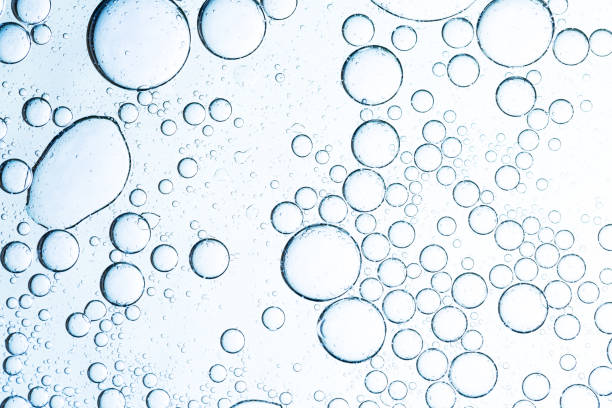 istock Macro soda bubbles,Soda water isolated on white background. Oxygen bubble texture. 2165396373