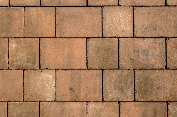 istock Terracotta-coloured paving stones for paths and terraces 2165397466