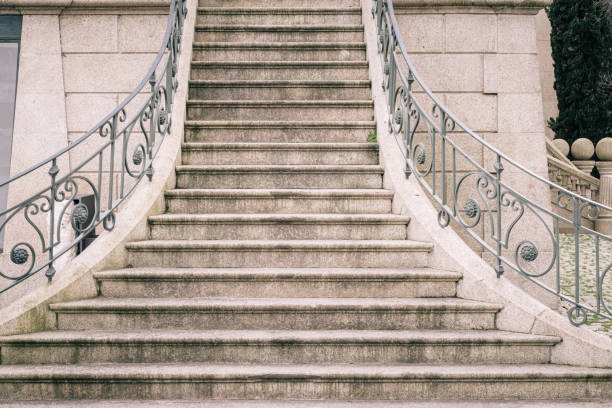 istock Aged Steps Leading Upward: Matosinhos Architecture 2165403810