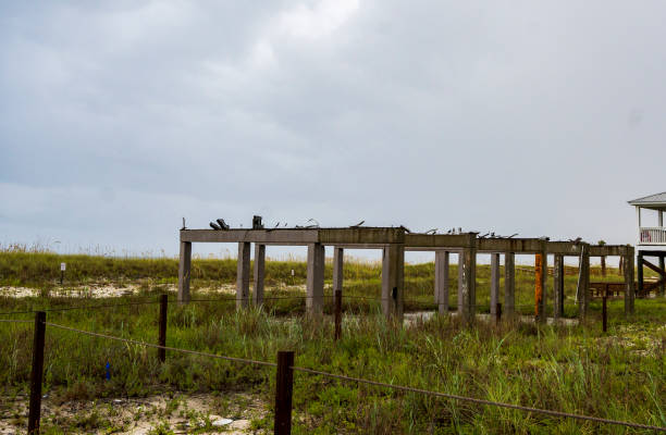 istock Tropical Storm Debby approaches Mexican Beach which is still rebuilding from Hurricane Michael 2165405368
