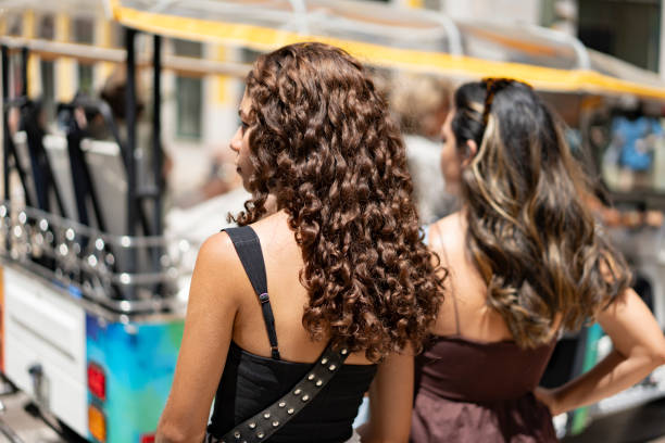 Tourists in Lisbon, Portugal